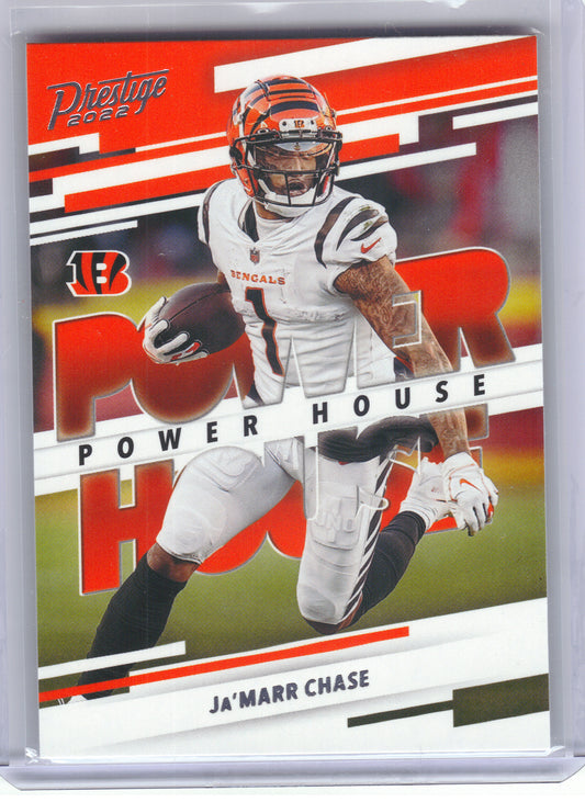 2022 Panini Prestige #PH-9 Ja'Marr Chase Power House Cincinnati Bengals