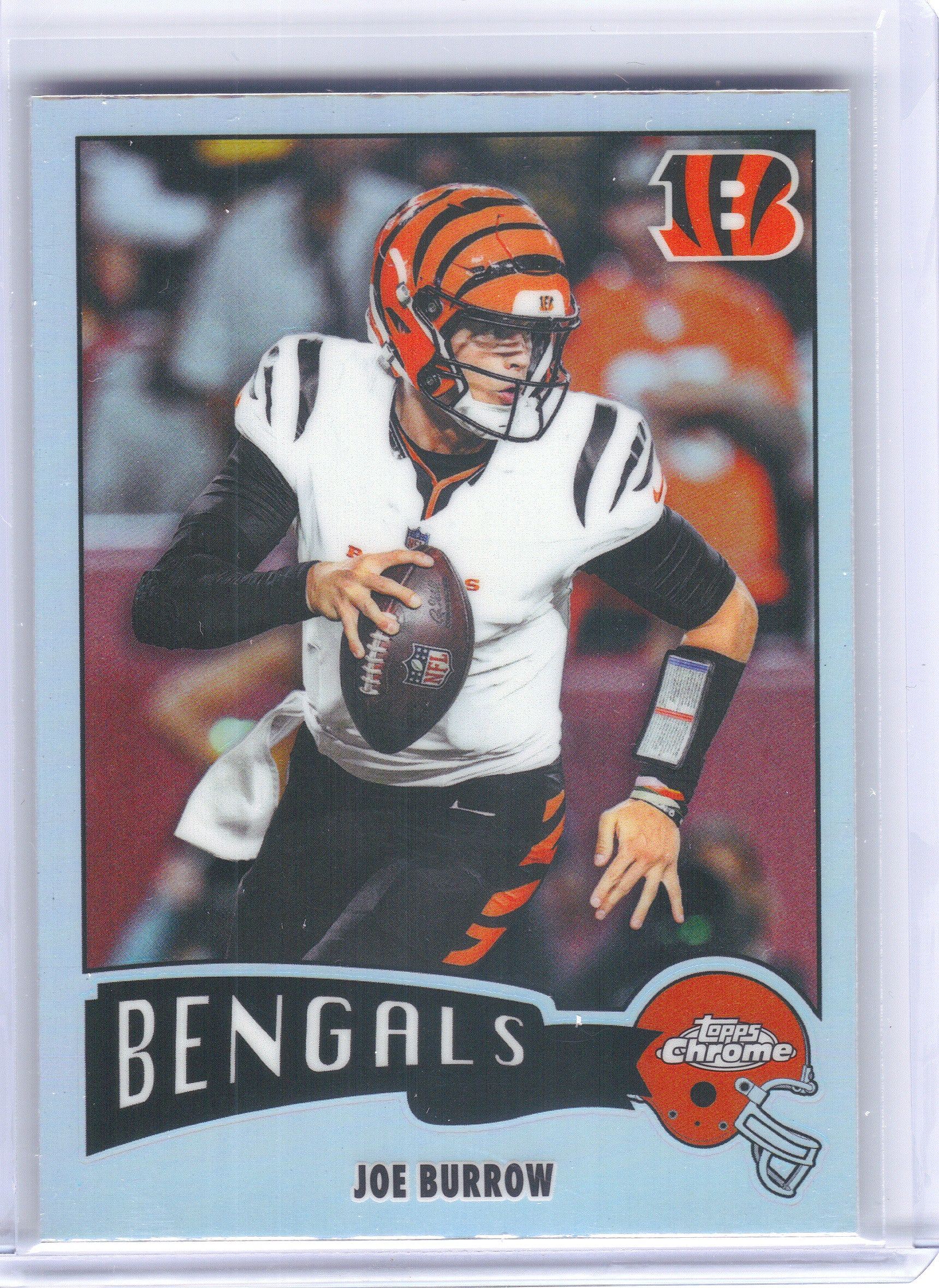 2025 Topps Chrome #1975-7 Joe Burrow 1975 Topps Refractor Cincinnati Bengals