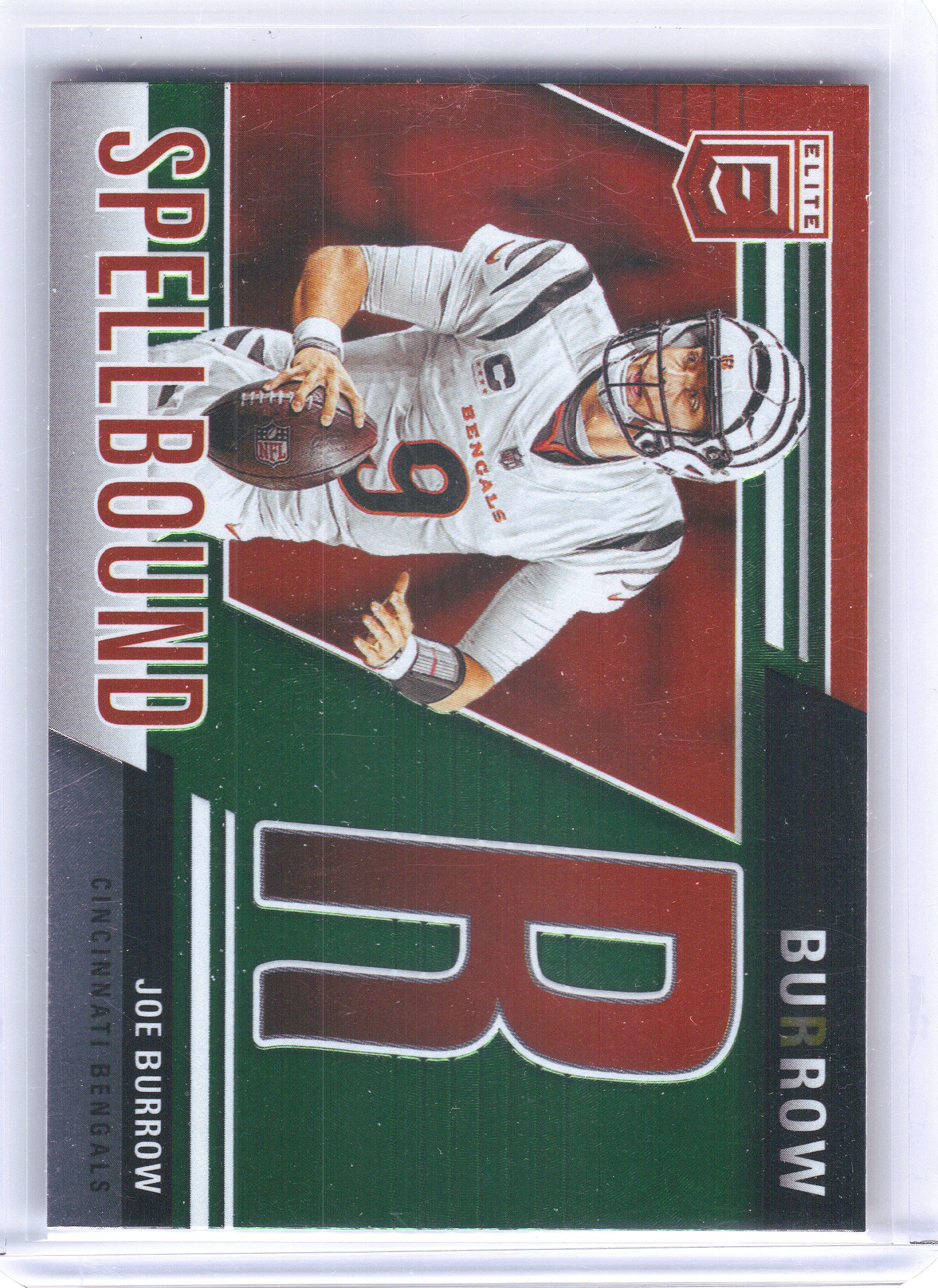 2024 Donruss Elite #37 Joe Burrow Spellbound Green Cincinnati Bengals