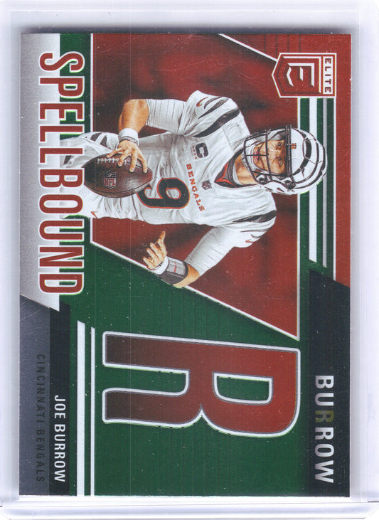 2024 Donruss Elite #37 Joe Burrow Spellbound Green Cincinnati Bengals