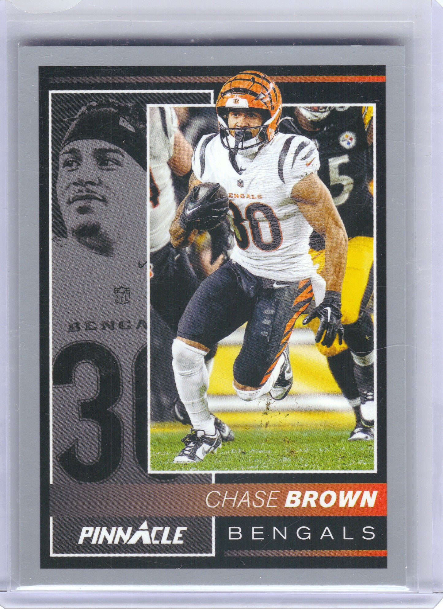 2024 Panini Encore #41 Chase Brown Silver #/150 Cincinnati Bengals SN