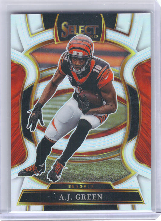 2025 Panini Select #99 A.J. Green Silver Prizm Cincinnati Bengals
