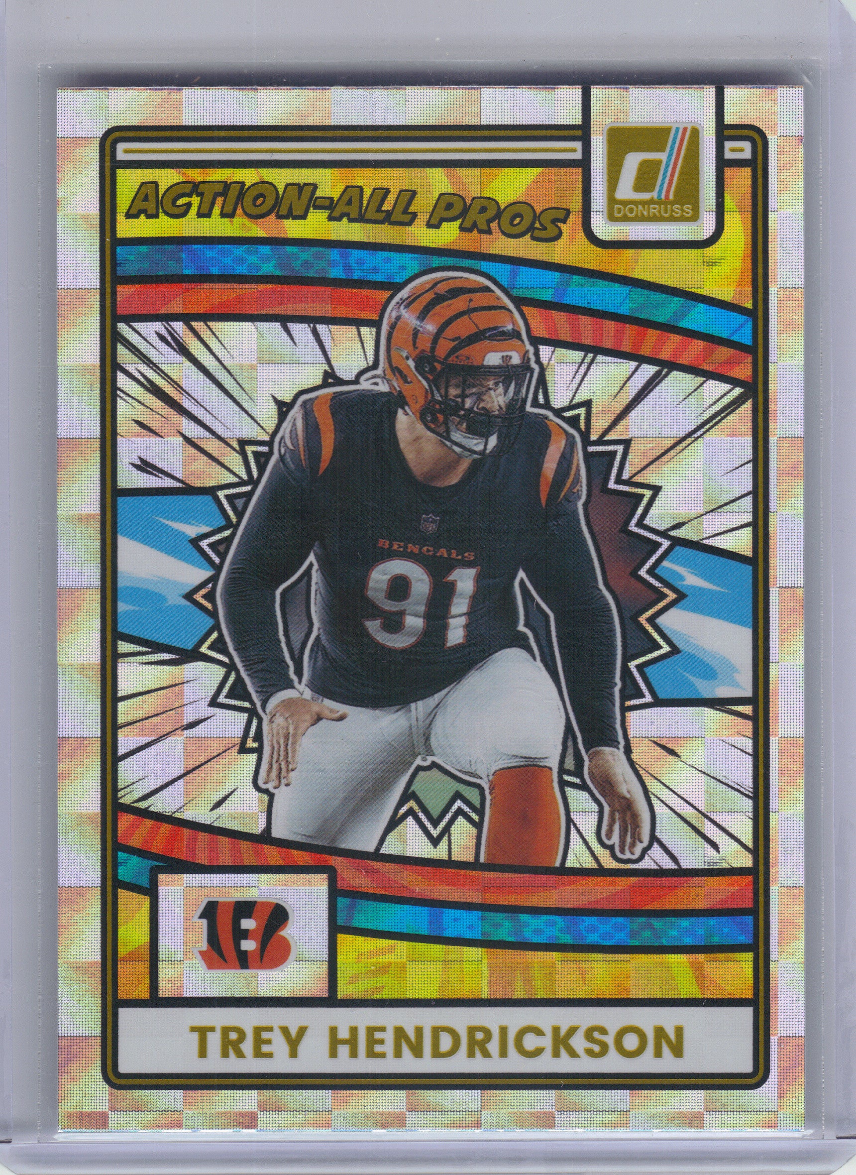 2025 Donruss #AAP-THE Trey Hendrickson Action-All Pros Cincinnati Bengals