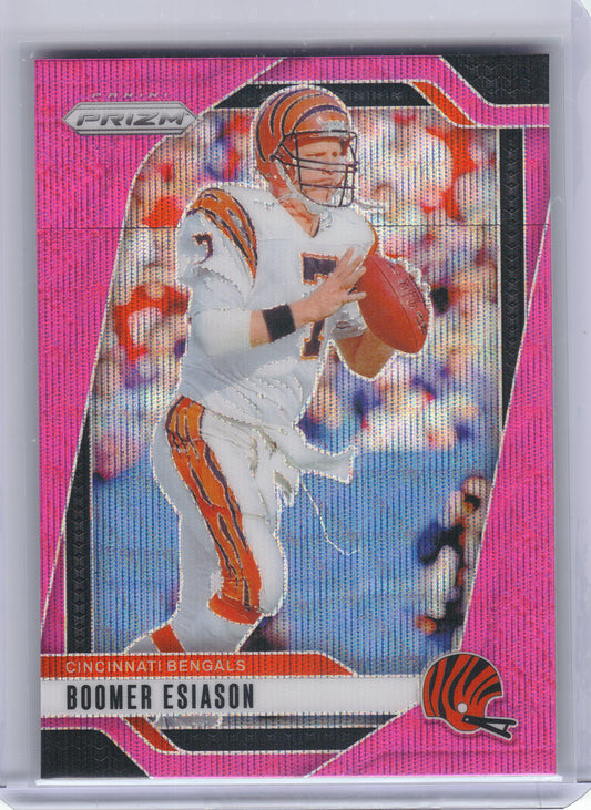 2024 Panini Prizm #61 Boomer Esiason Pink Wave Cincinnati Bengals
