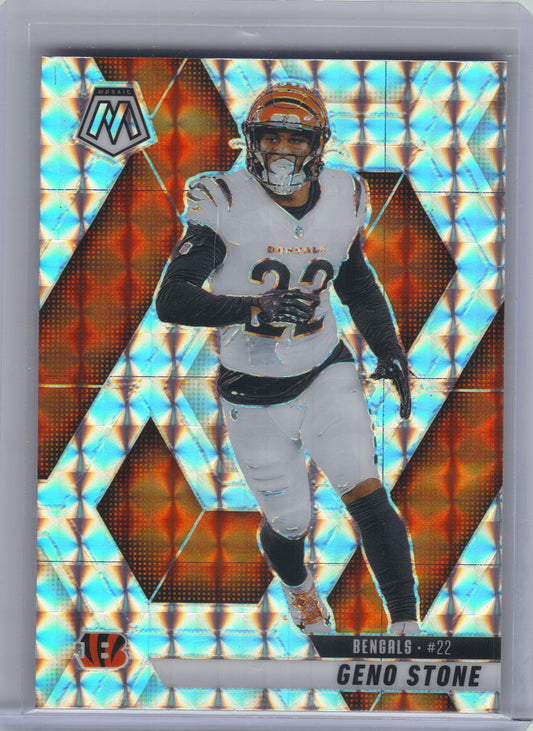 2025 Panini Mosaic #186 Geno Stone Mosaic Cincinnati Bengals