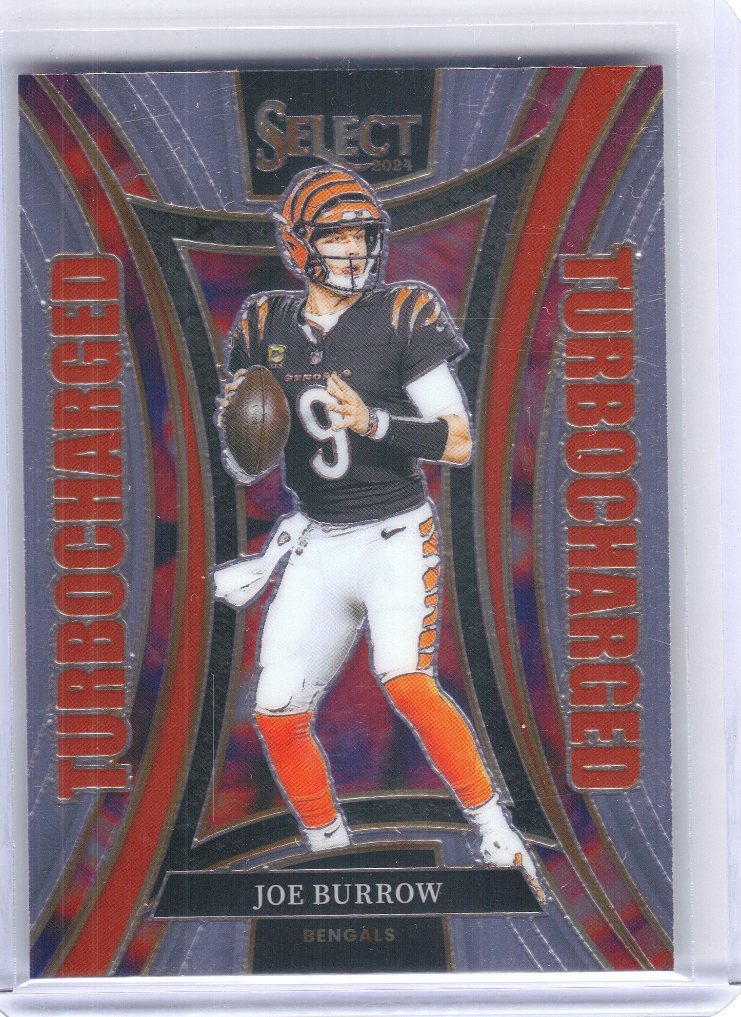 2024 Panini Select #7 Joe Burrow Turbocharged Cincinnati Bengals
