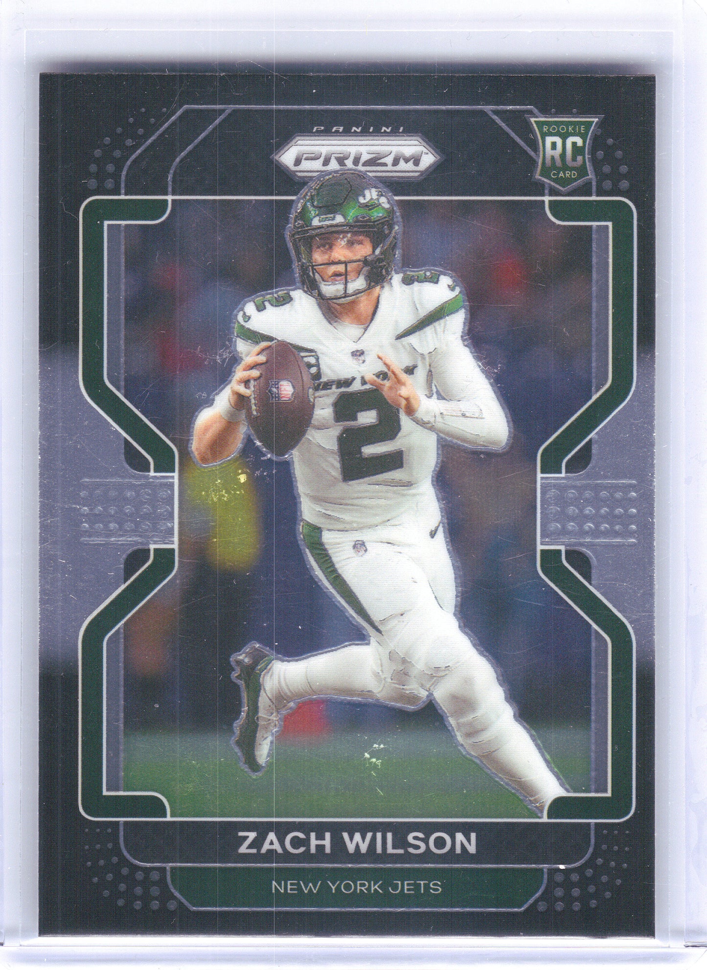 2021 Panini Chronicles #PB-2 Zach Wilson Prizm Black New York Jets
