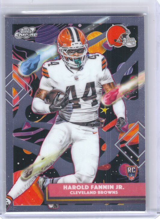 2025 Topps Chrome Cosmic #125 Harold Fannin Jr. Cleveland Browns RC