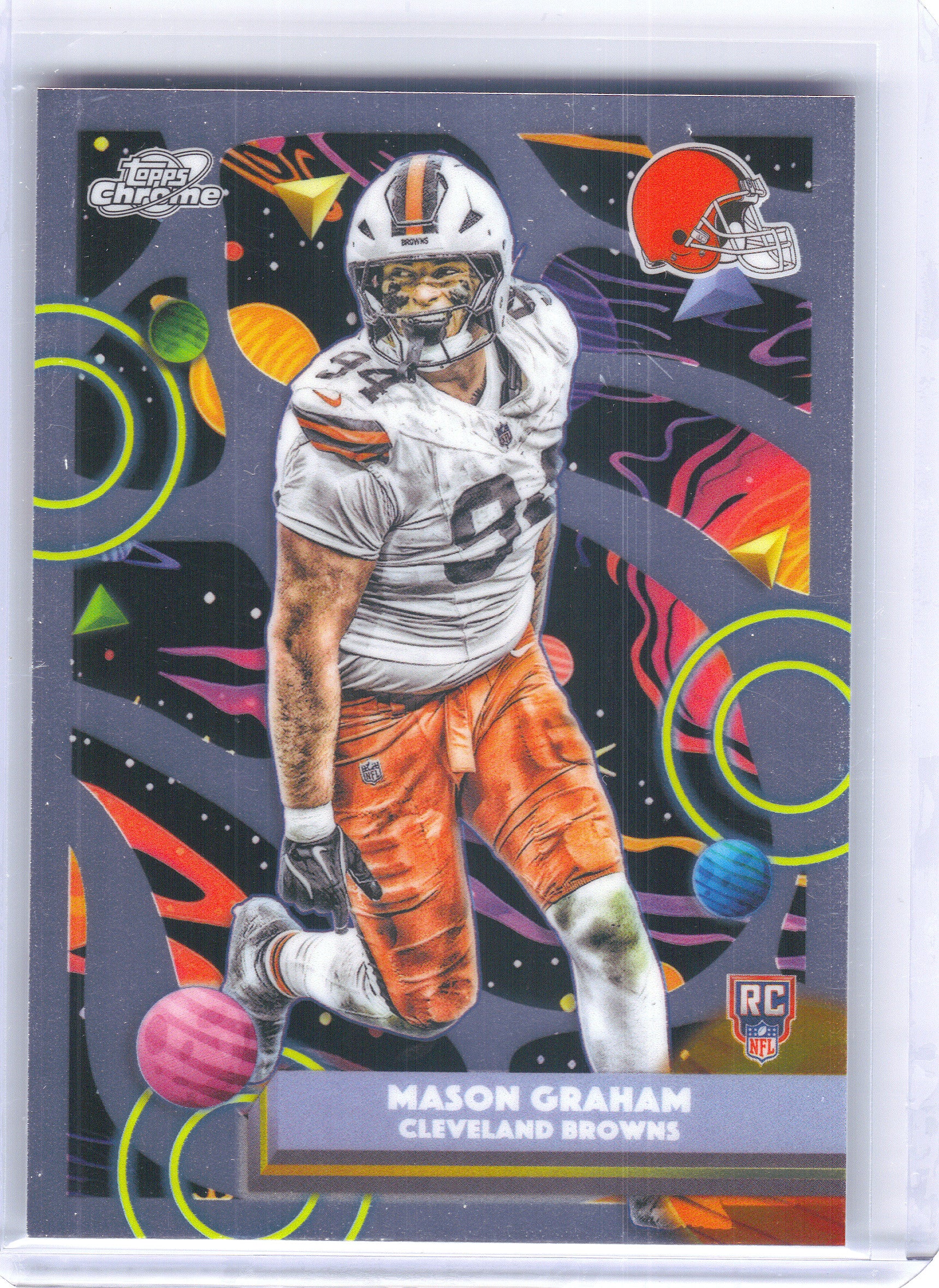 2025 Topps Chrome Cosmic #122 Mason Graham xx Cleveland Browns RC