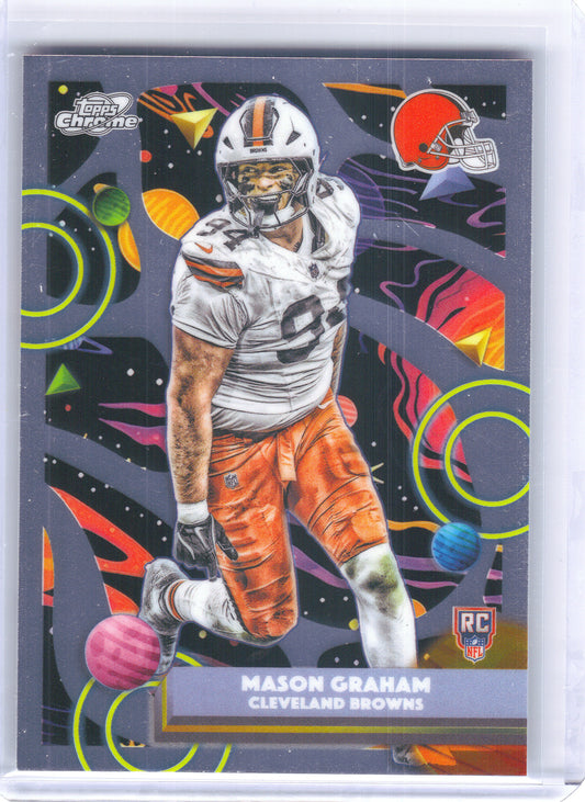 2025 Topps Chrome Cosmic #122 Mason Graham xx Cleveland Browns RC