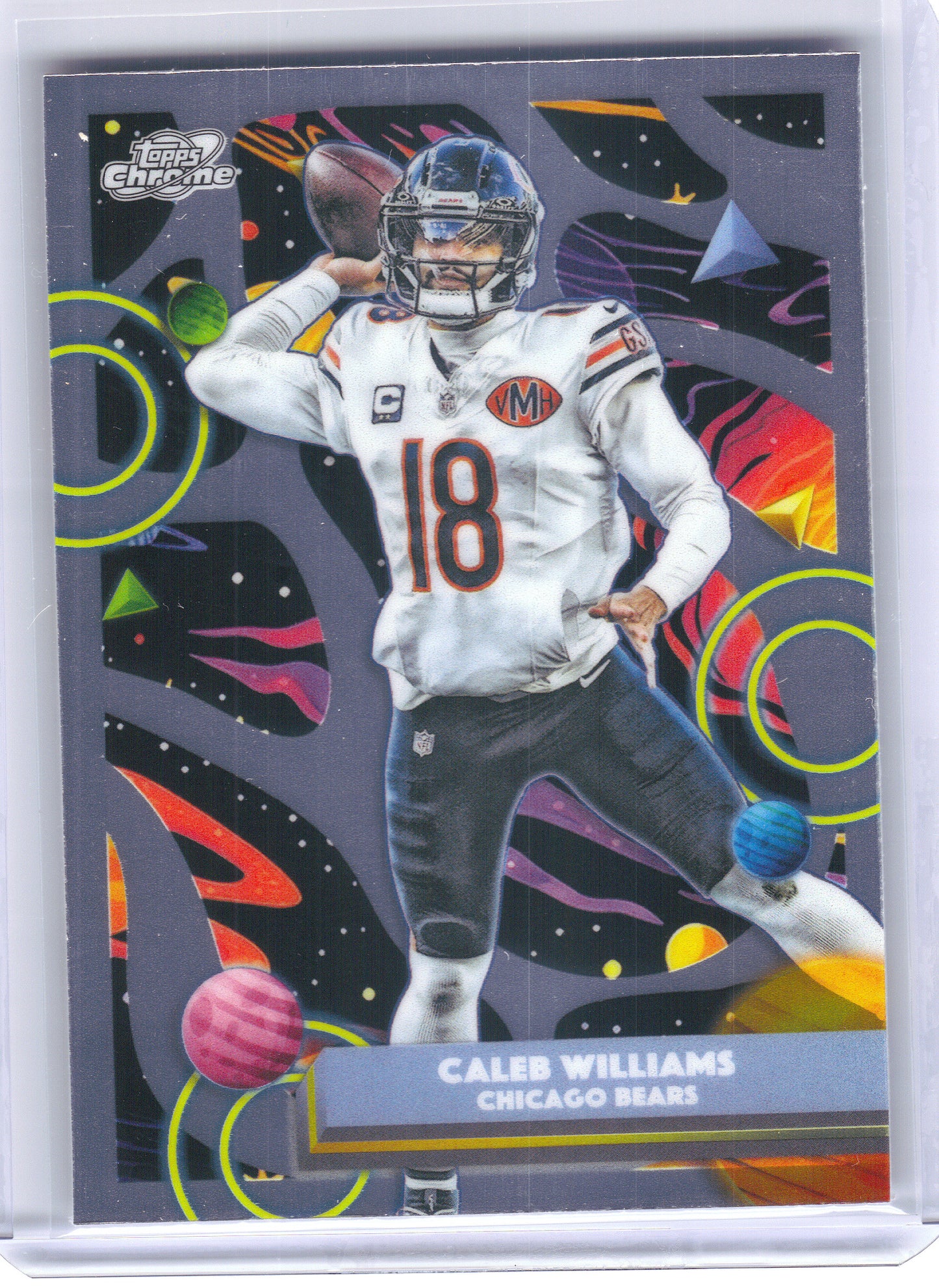 2025 Topps Chrome Cosmic #16 Caleb Williams Chicago Bears