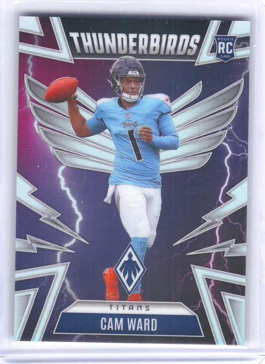 2025 Panini Phoenix #49 Cam Ward Thunderbirds Tennessee Titans