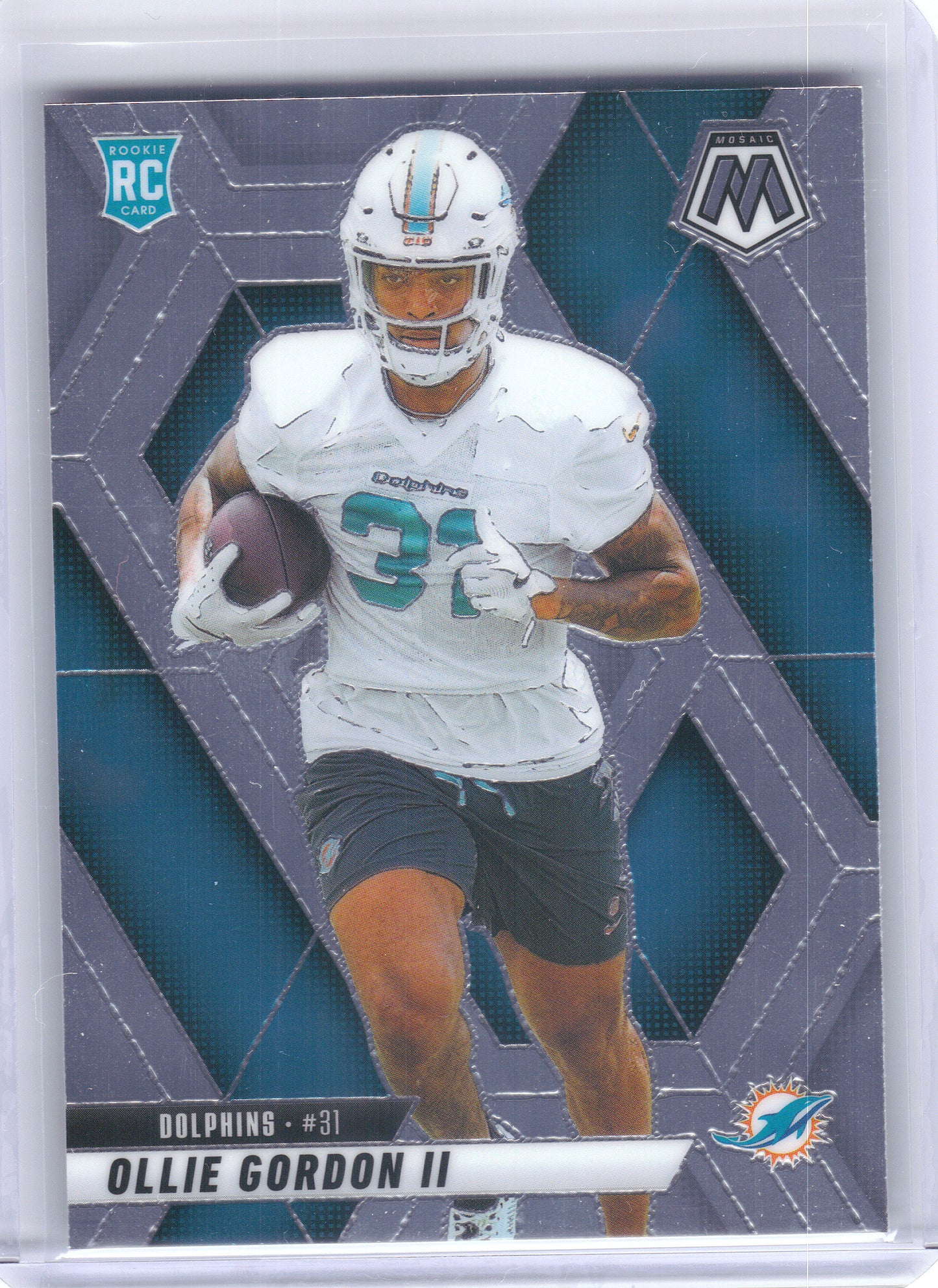 2025 Panini Mosaic #310 Ollie Gordon II Miami Dolphins RC