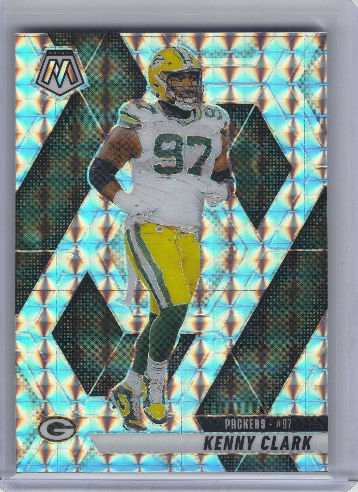 2025 Panini Mosaic #84 Kenny Clark Mosaic Green Bay Packers