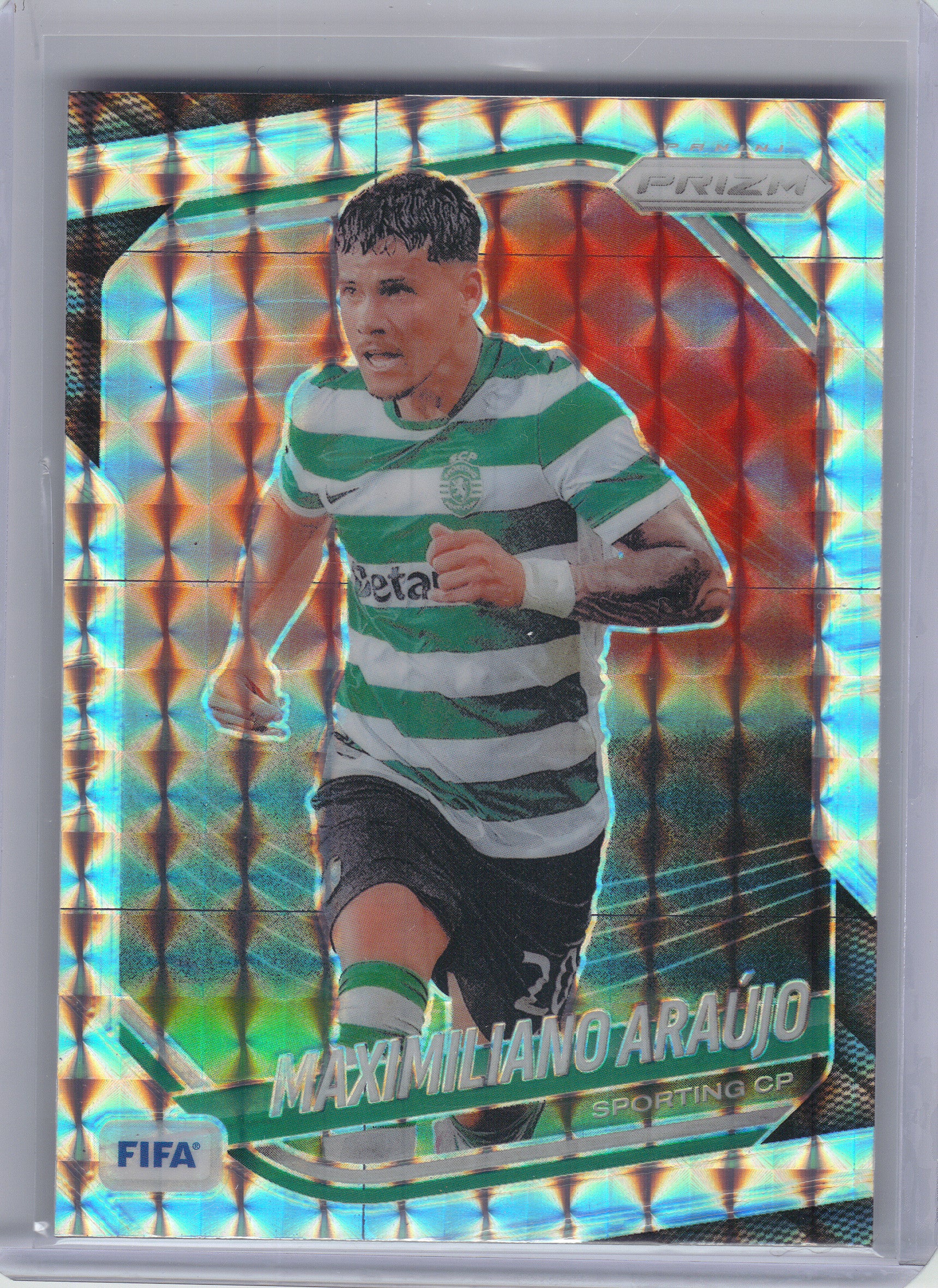 2025-26 Panini Prizm FIFA #289 Maximiliano Araujo Choice Prizms Sporting Clube de Portugal