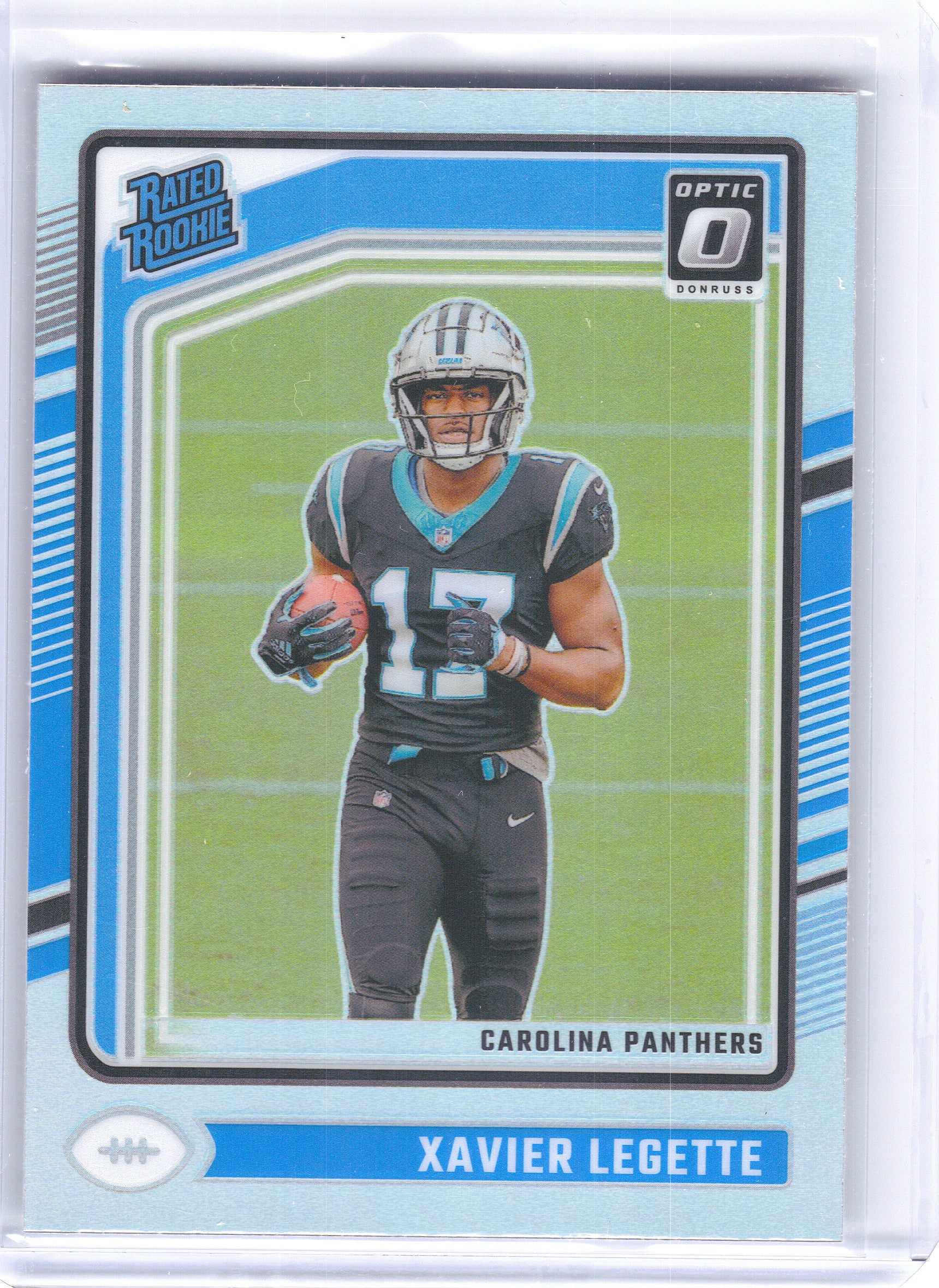 2024 Donruss Optic #299 Xavier Legette Holo Carolina Panthers