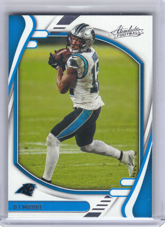 2021 Panini Absolute #41 DJ Moore Green Carolina Panthers