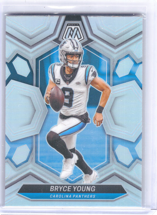 2024 Panini Mosaic #29 Bryce Young Silver Carolina Panthers