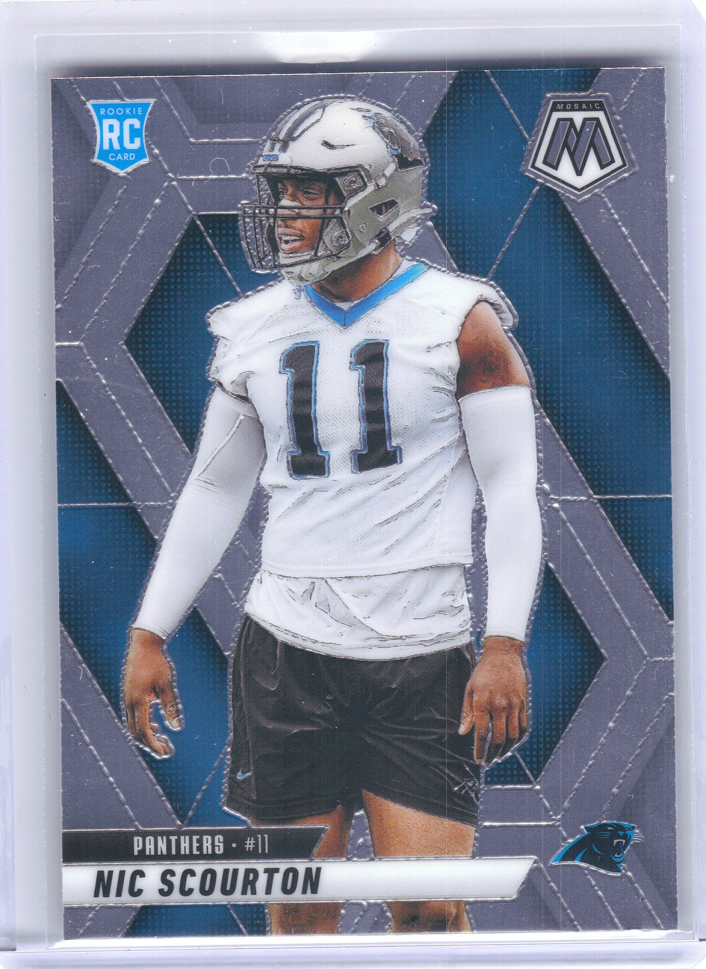 2025 Panini Mosaic #391 Nic Scourton x Carolina Panthers RC