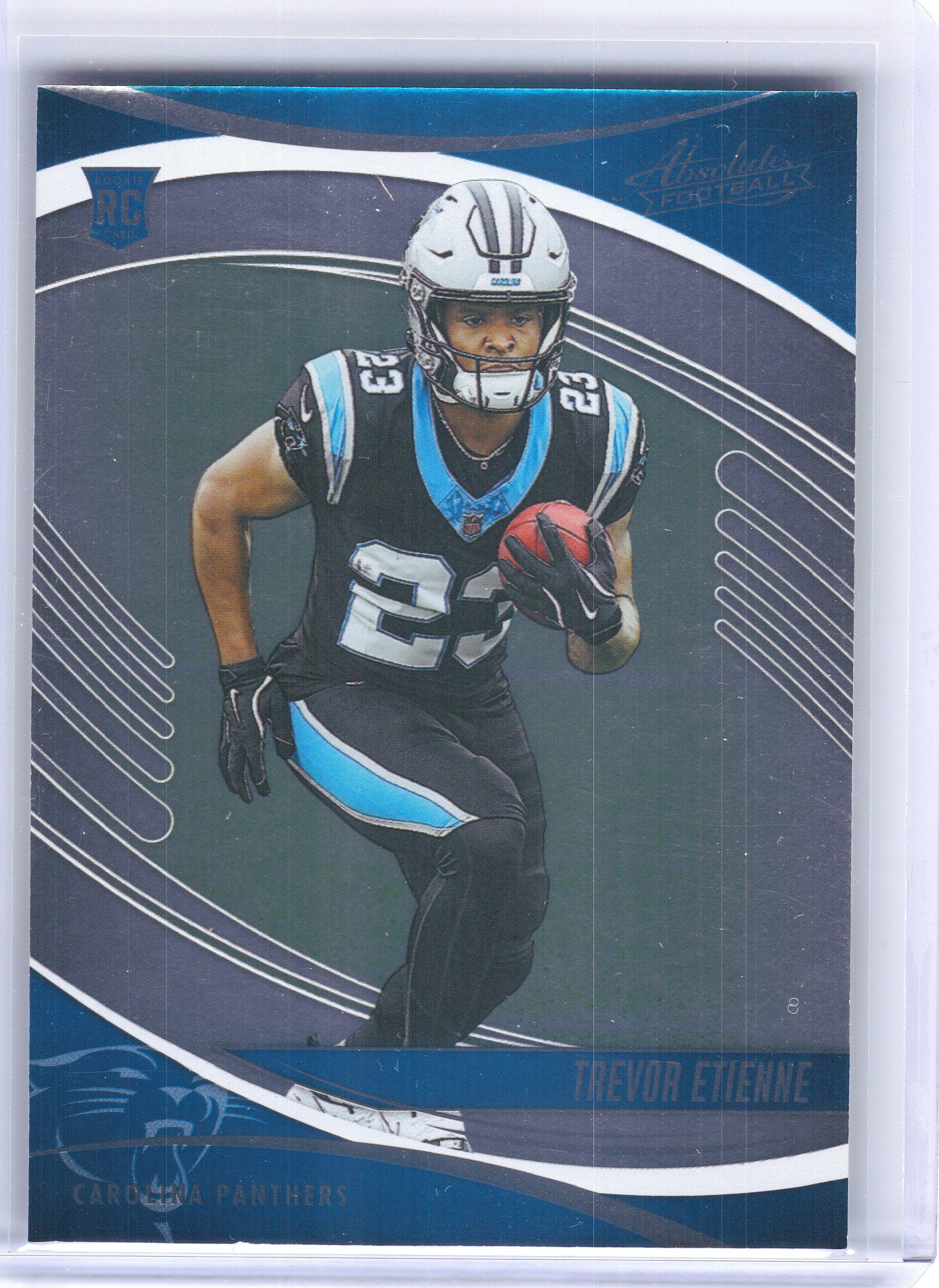 2025 Panini Absolute #189 Trevor Etienne Purple Carolina Panthers RC