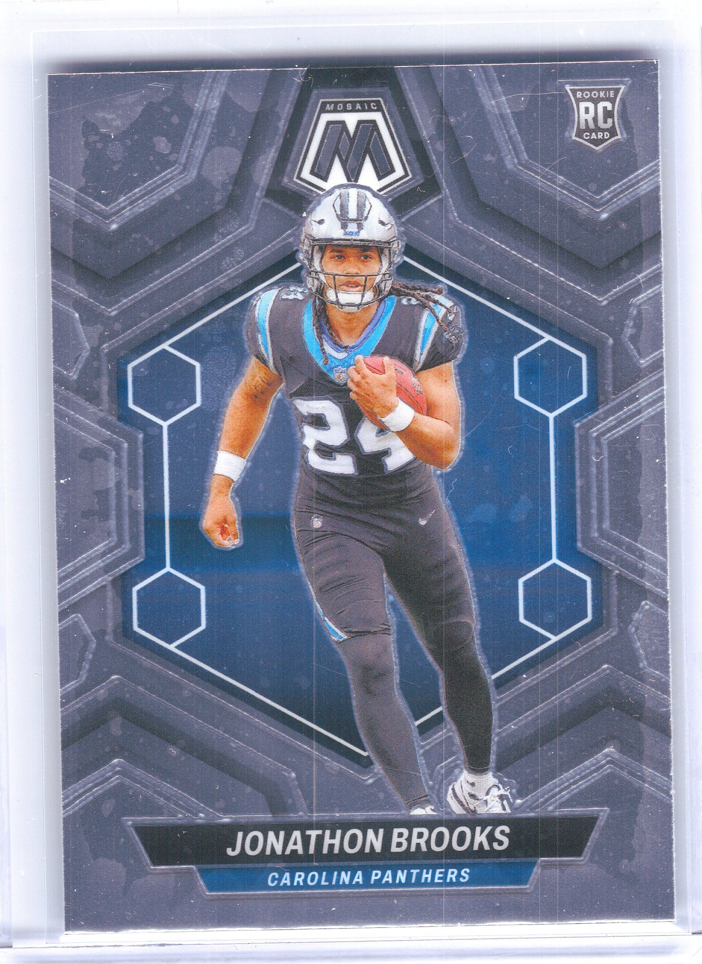 2024 Panini Mosaic #345 Jonathon Brooks Carolina Panthers RC