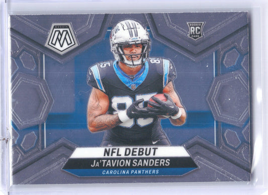 2024 Panini Mosaic #288 Ja'Tavion Sanders Silver Carolina Panthers
