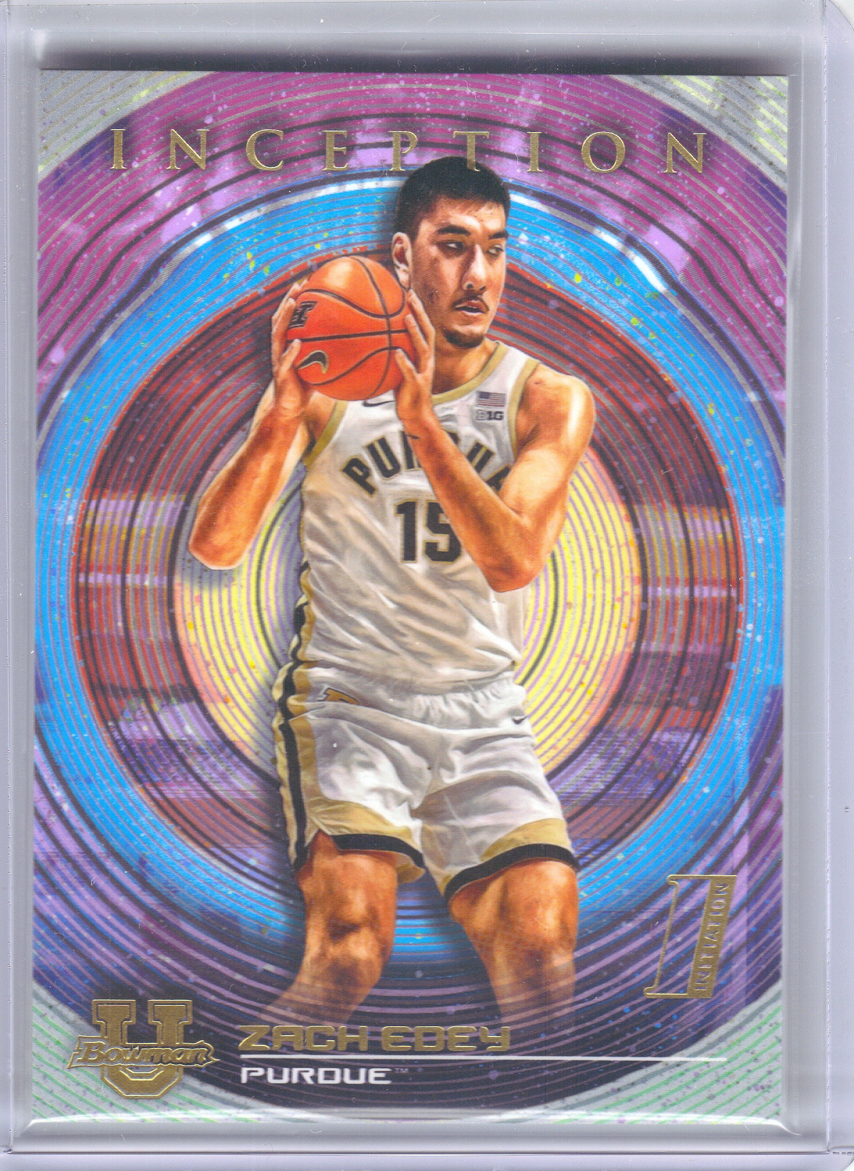 2022-23 Bowman University Inception #59 Zach Edey Purdue Boilermakers