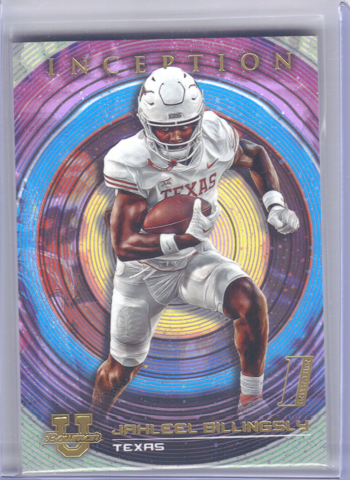 2022-23 Bowman University Inception #53 Jahleel Billingsley Texas Longhorns