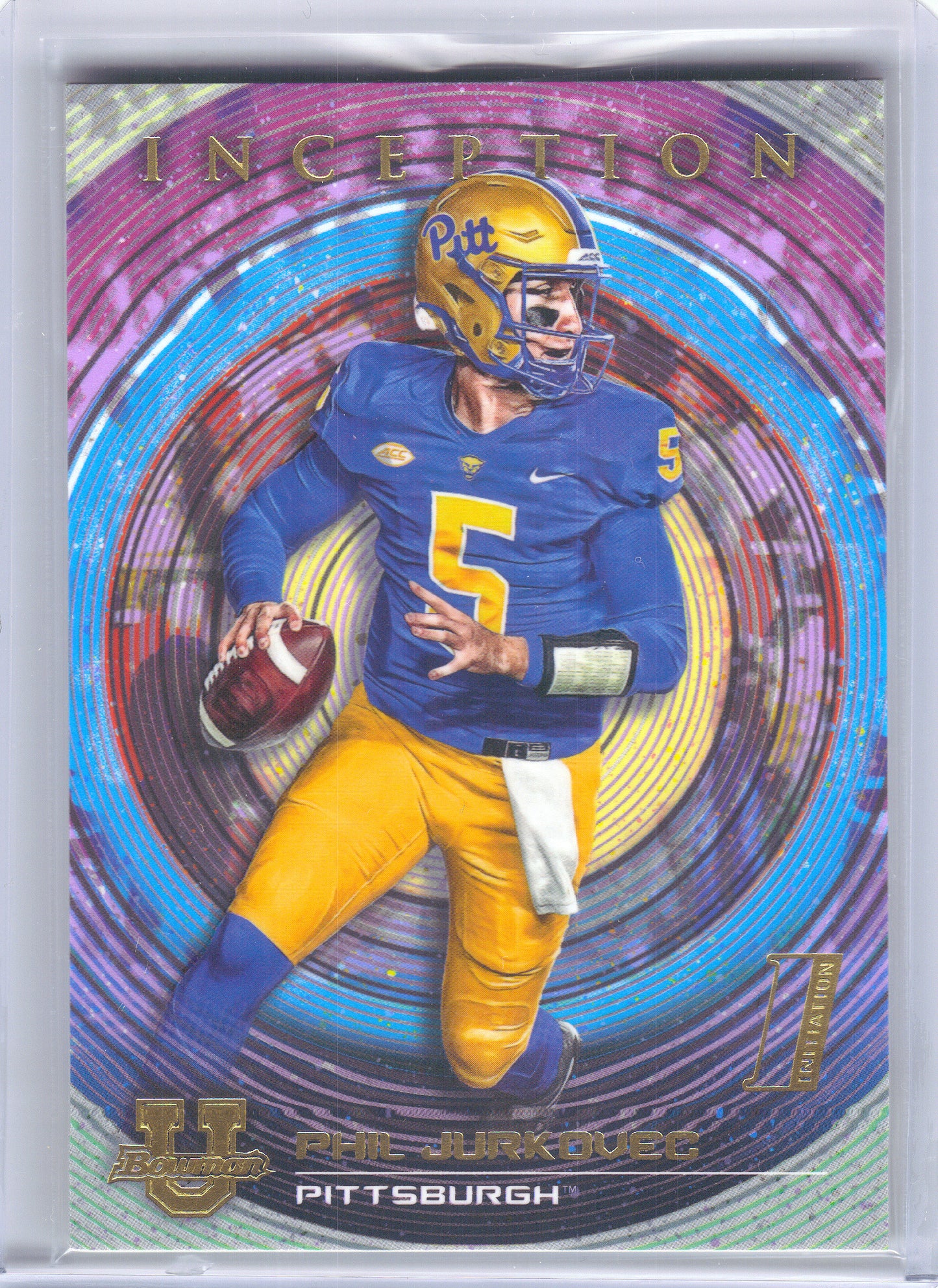 2022-23 Bowman University Inception #93 Phil Jurkovec Pittsburgh Panthers