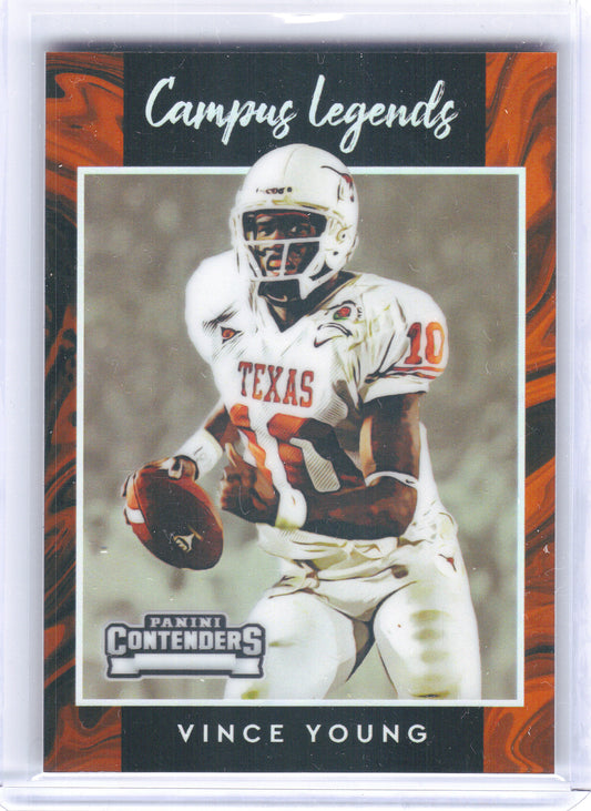 2025 Panini NIL Texas Longhorns #1 Vince Young Campus Legends Texas Longhorns
