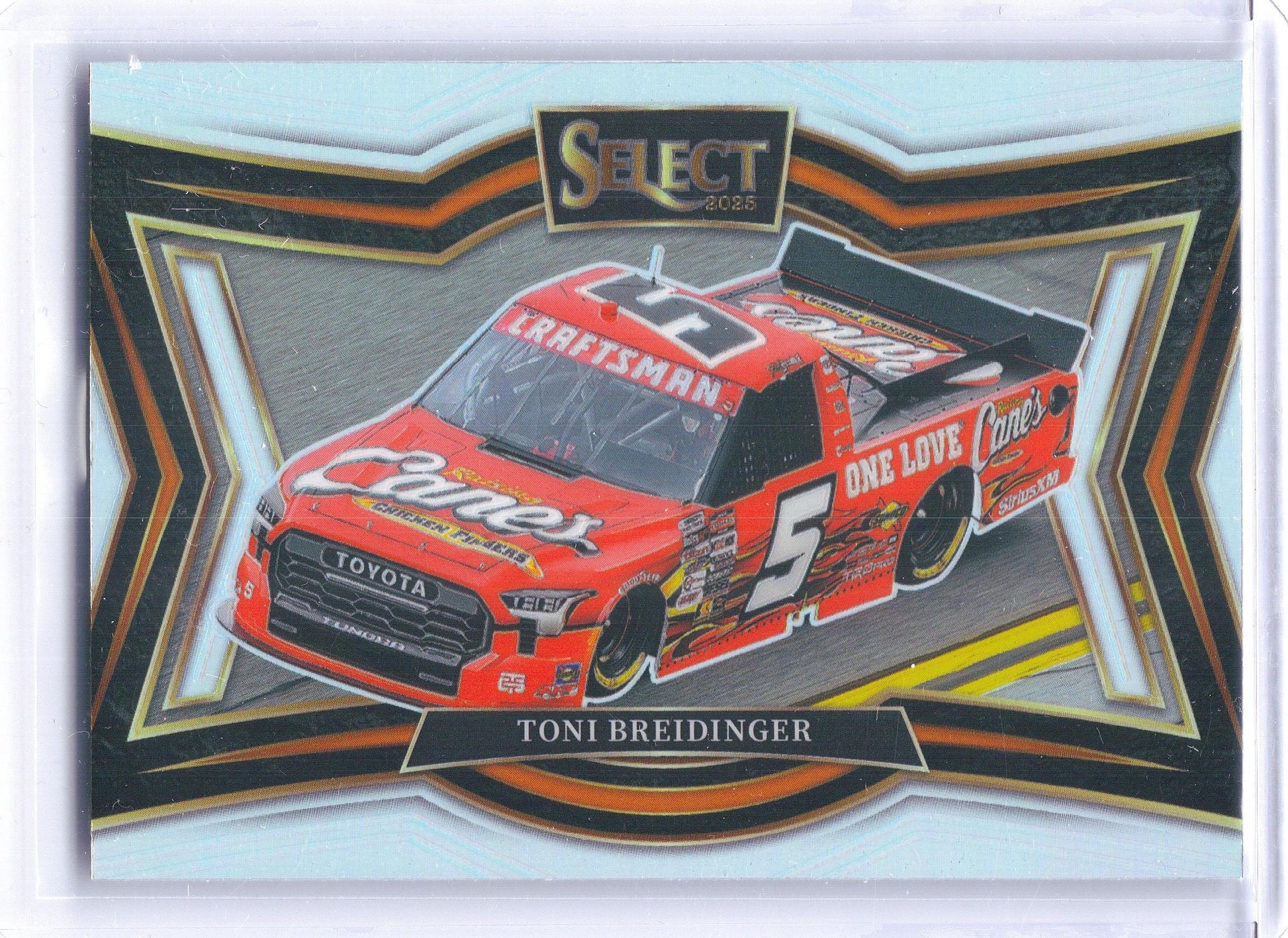 2025 Panini Select #195 Spencer Boyd Silver Prizms Freedom Racing Enterprises