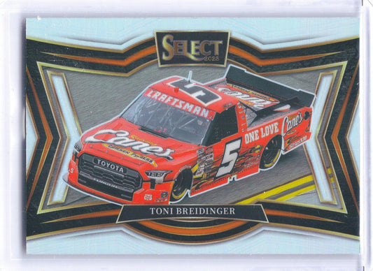 2025 Panini Select #195 Spencer Boyd Silver Prizms Freedom Racing Enterprises