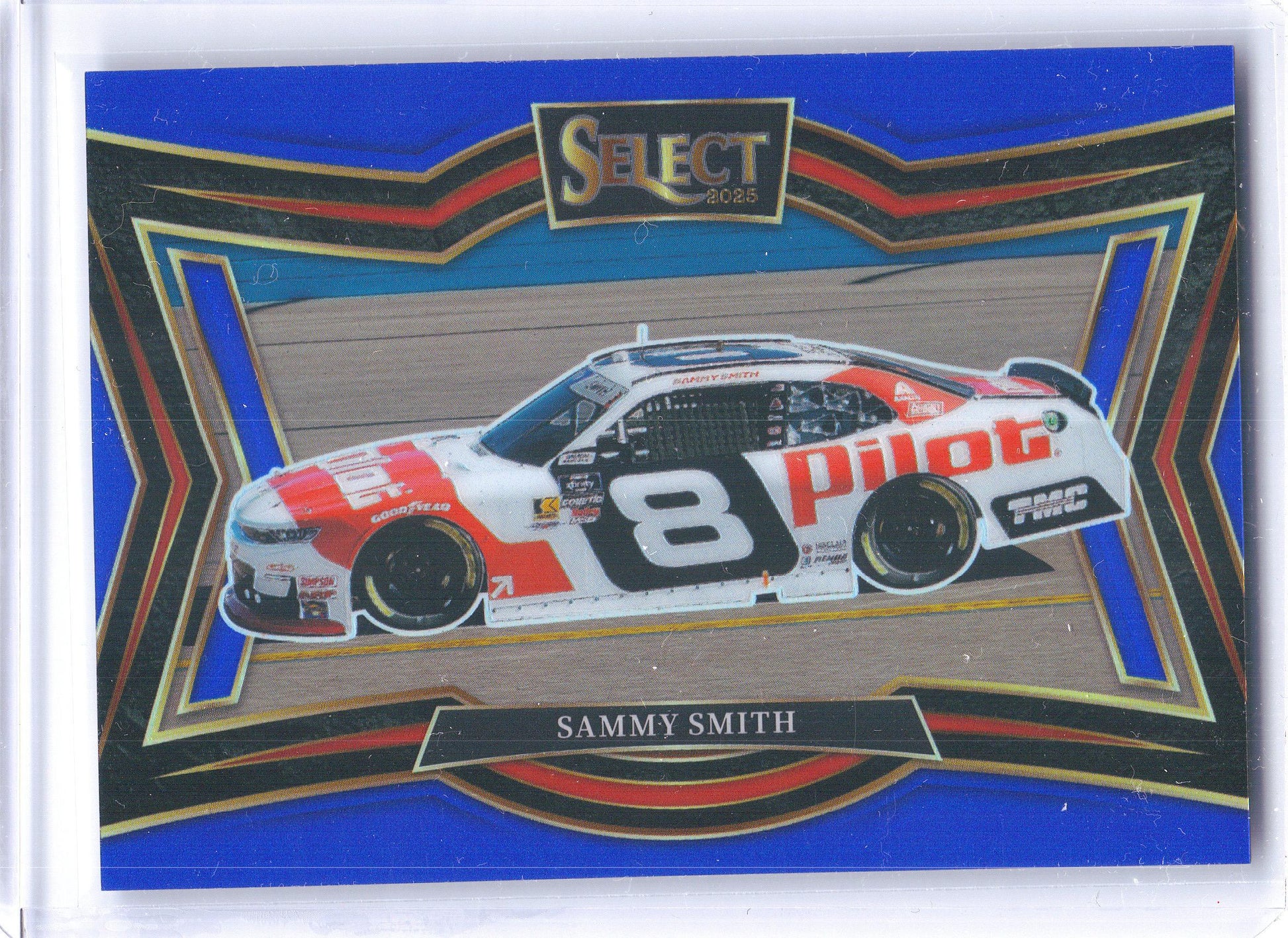 2025 Panini Select #179 Sammy Smith Blue Prizms #/175 JR Motorsports SN