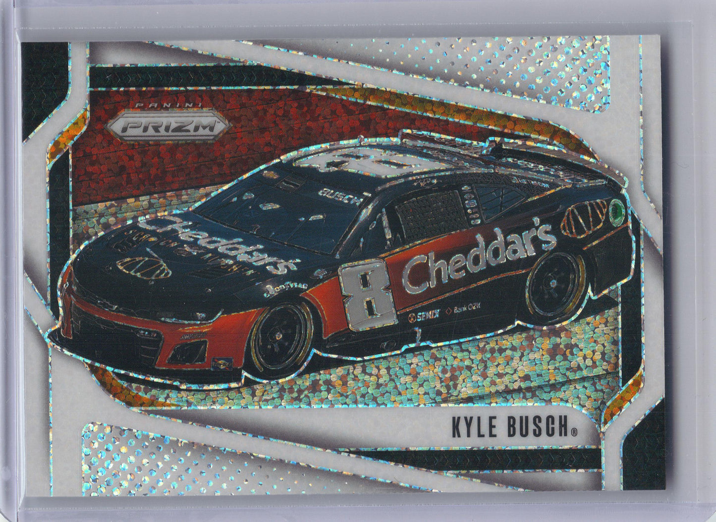 2025 Panini Prizm #121 Kyle Busch White Sparkle Richard Childress Racing