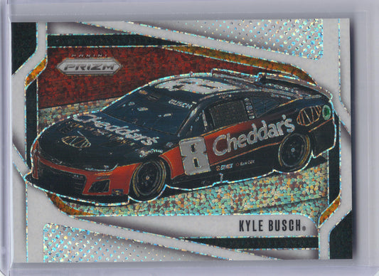 2025 Panini Prizm #121 Kyle Busch White Sparkle Richard Childress Racing