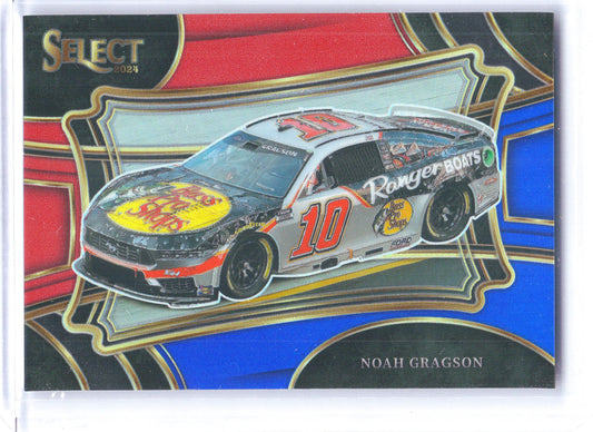 2024 Panini Select #153 Noah Gragson Red and Blue Prizms #/149 Stewart-Haas Racing SN