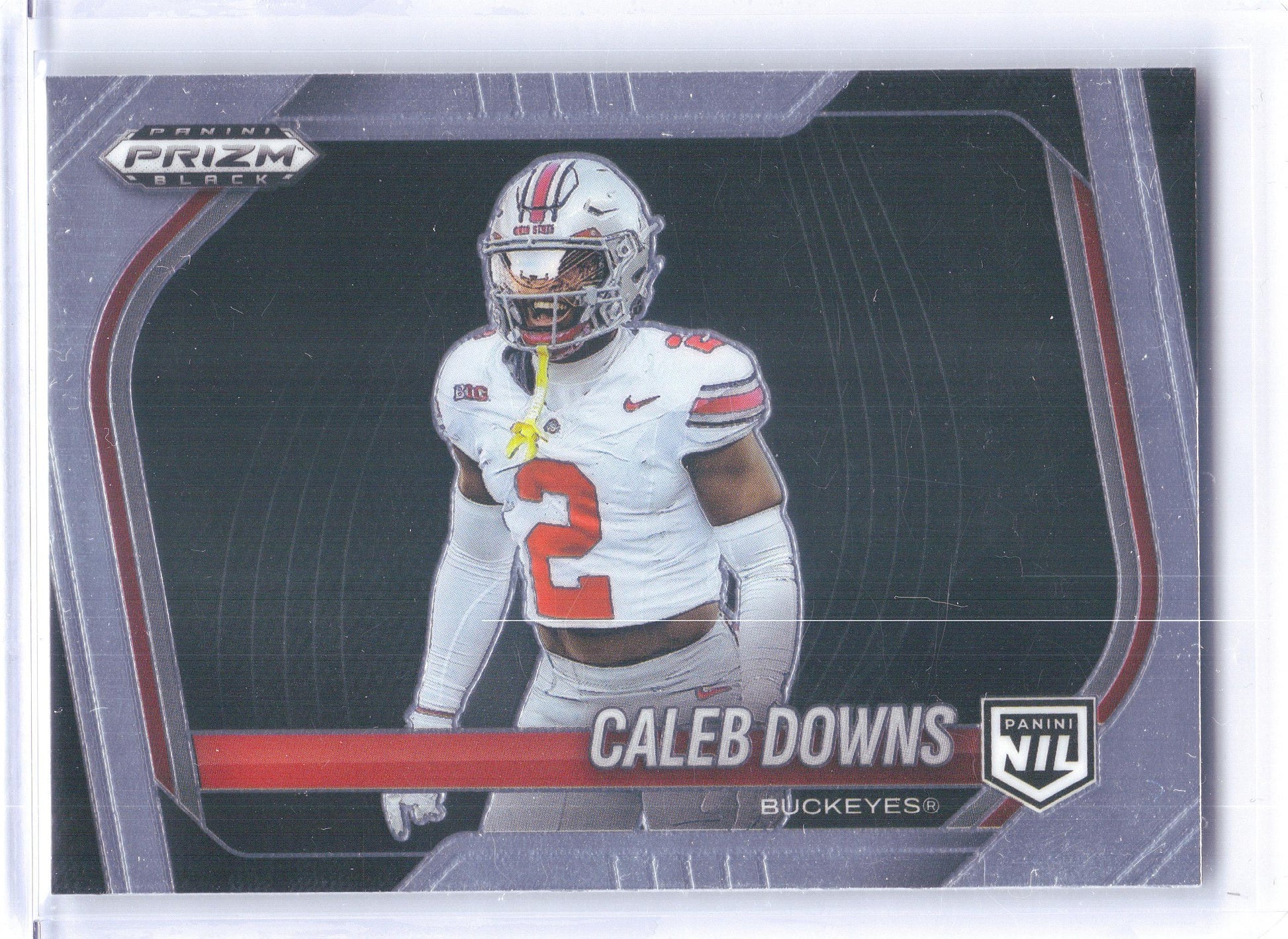 2025 Panini Prizm Black #190 Caleb Downs Ohio State Buckeyes