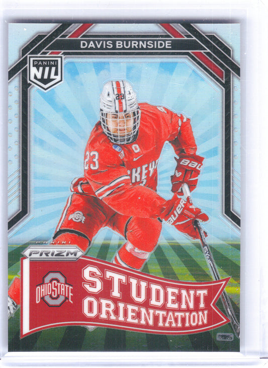 2025 Panini Ohio State University #SO-3 Davis Burnside Student Orientation Ohio State Buckeyes