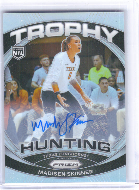 2025 Panini NIL Texas Longhorns #TH-9 Madisen Skinner PRIZM SILVER Texas Longhorns Auto