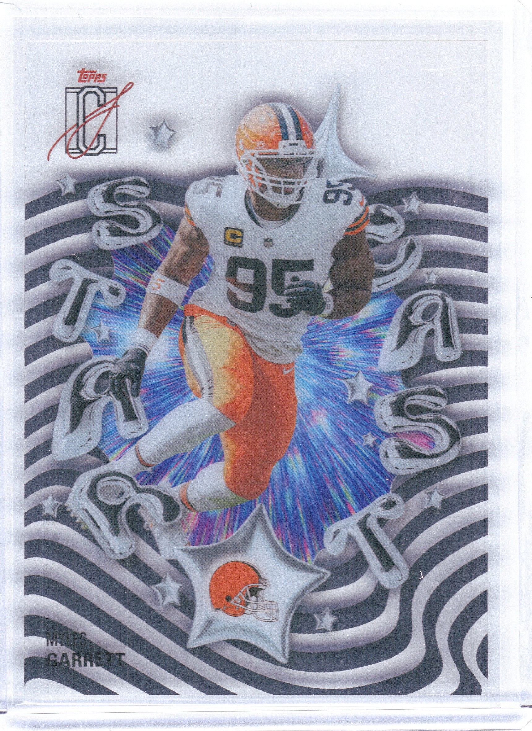 2025 Topps Signature Class #SC-25 Myles Garrett Star Cast Cleveland Browns