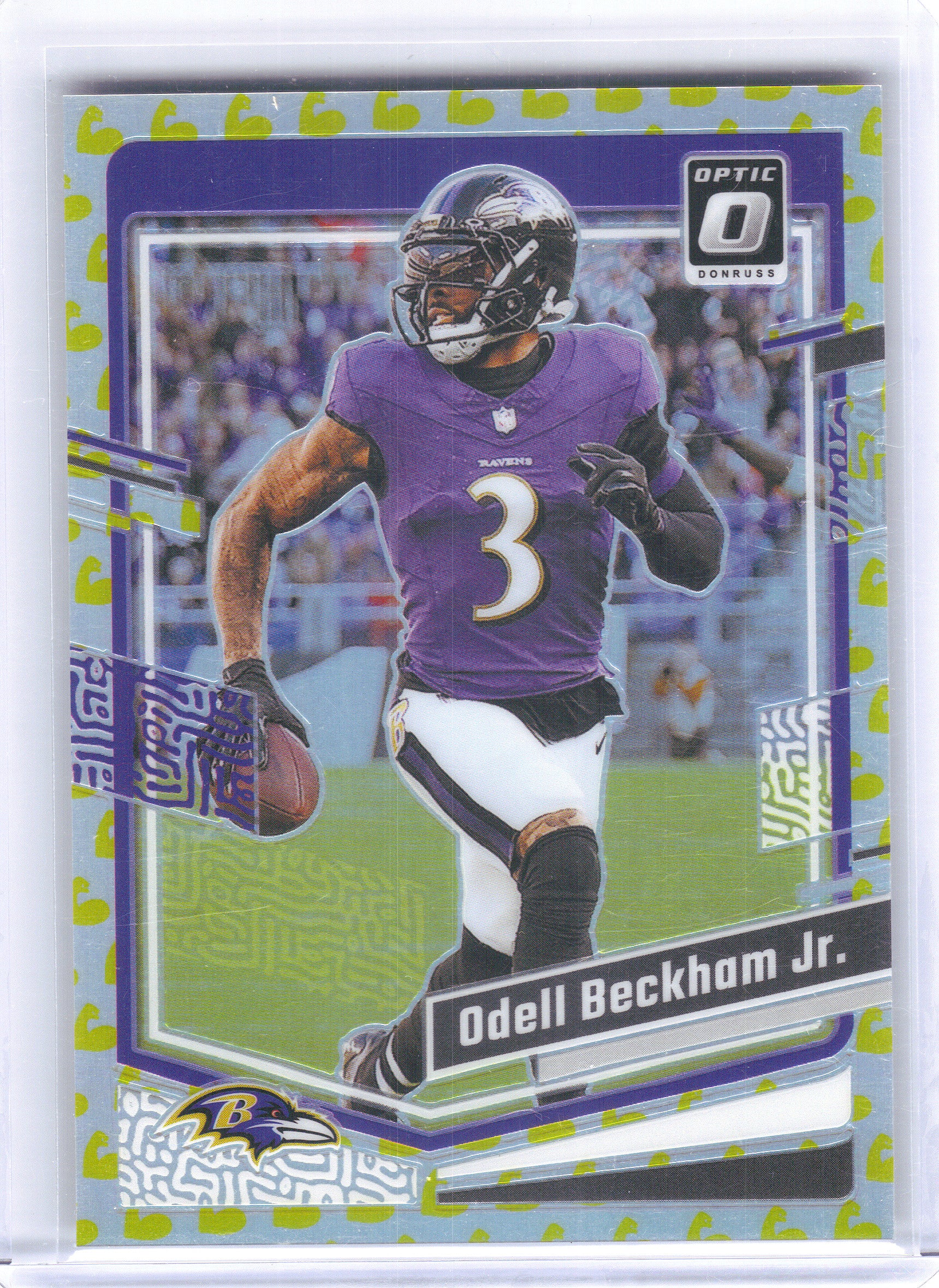 2023 Donruss Optic #16 Odell Beckham Jr. Flex #/149 Baltimore Ravens SN