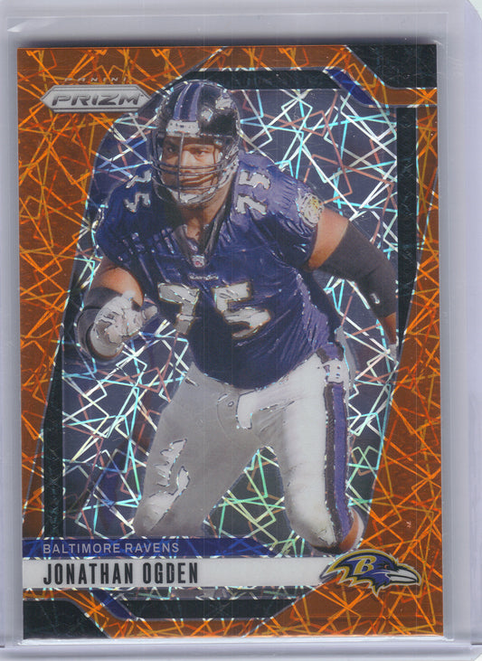 2024 Panini Prizm #25 Jonathan Ogden Lazer Baltimore Ravens
