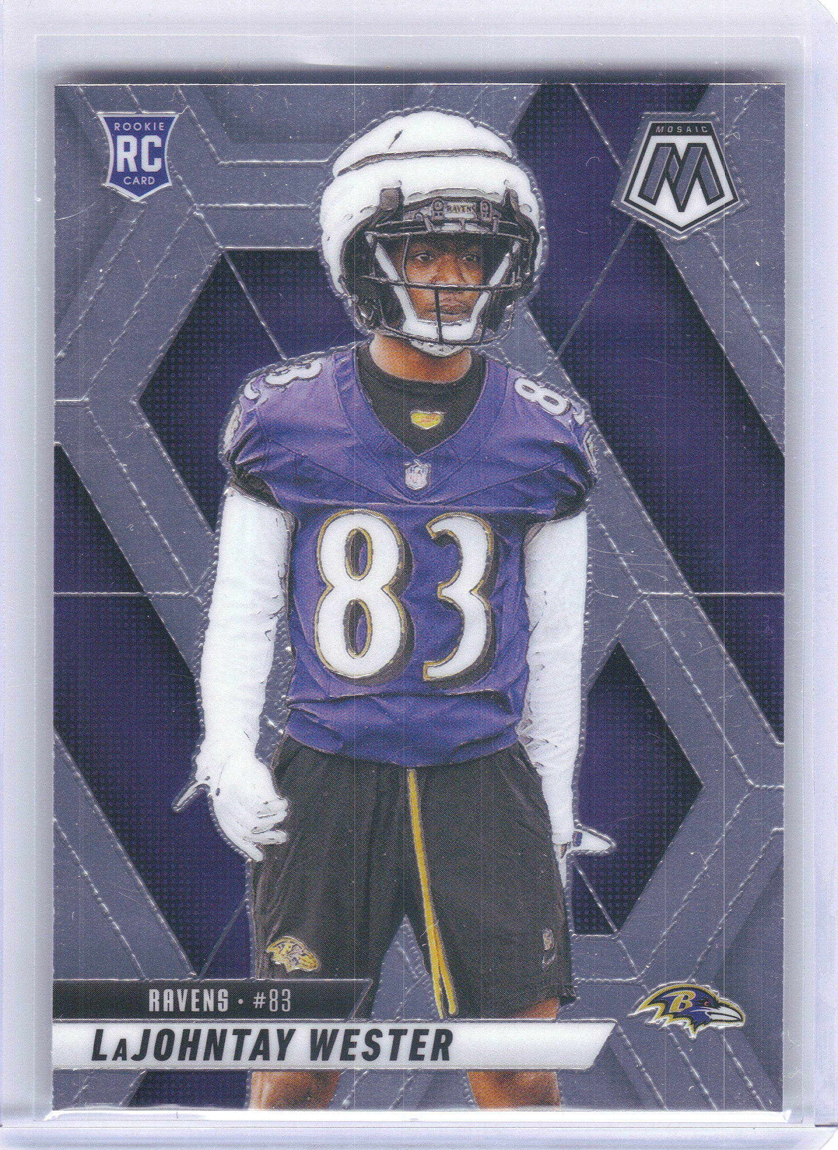 2025 Panini Mosaic #366 LaJohntay Wester Baltimore Ravens RC