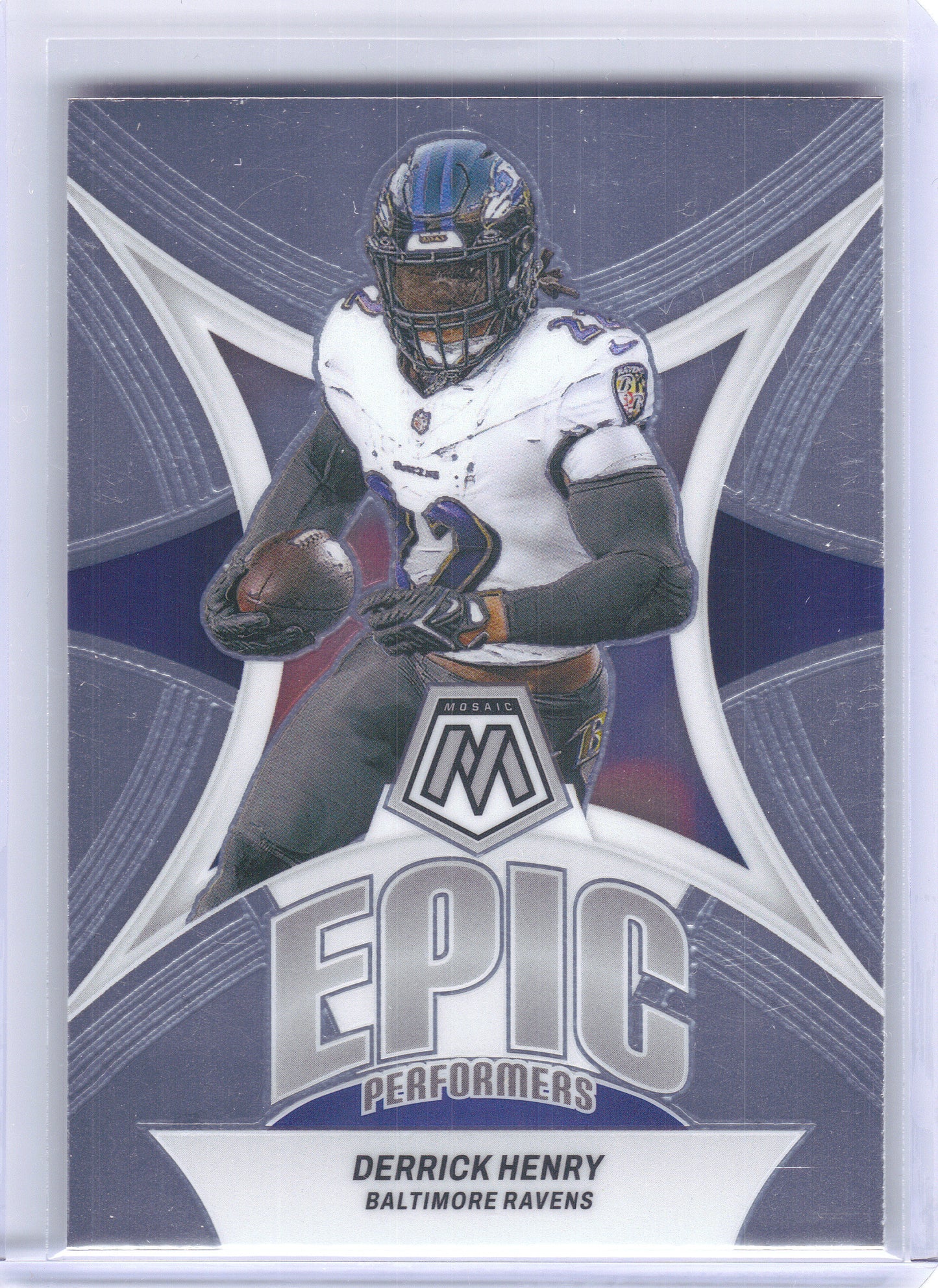 2024 Panini Mosaic #EP-DH Derrick Henry Epic Performers Baltimore Ravens