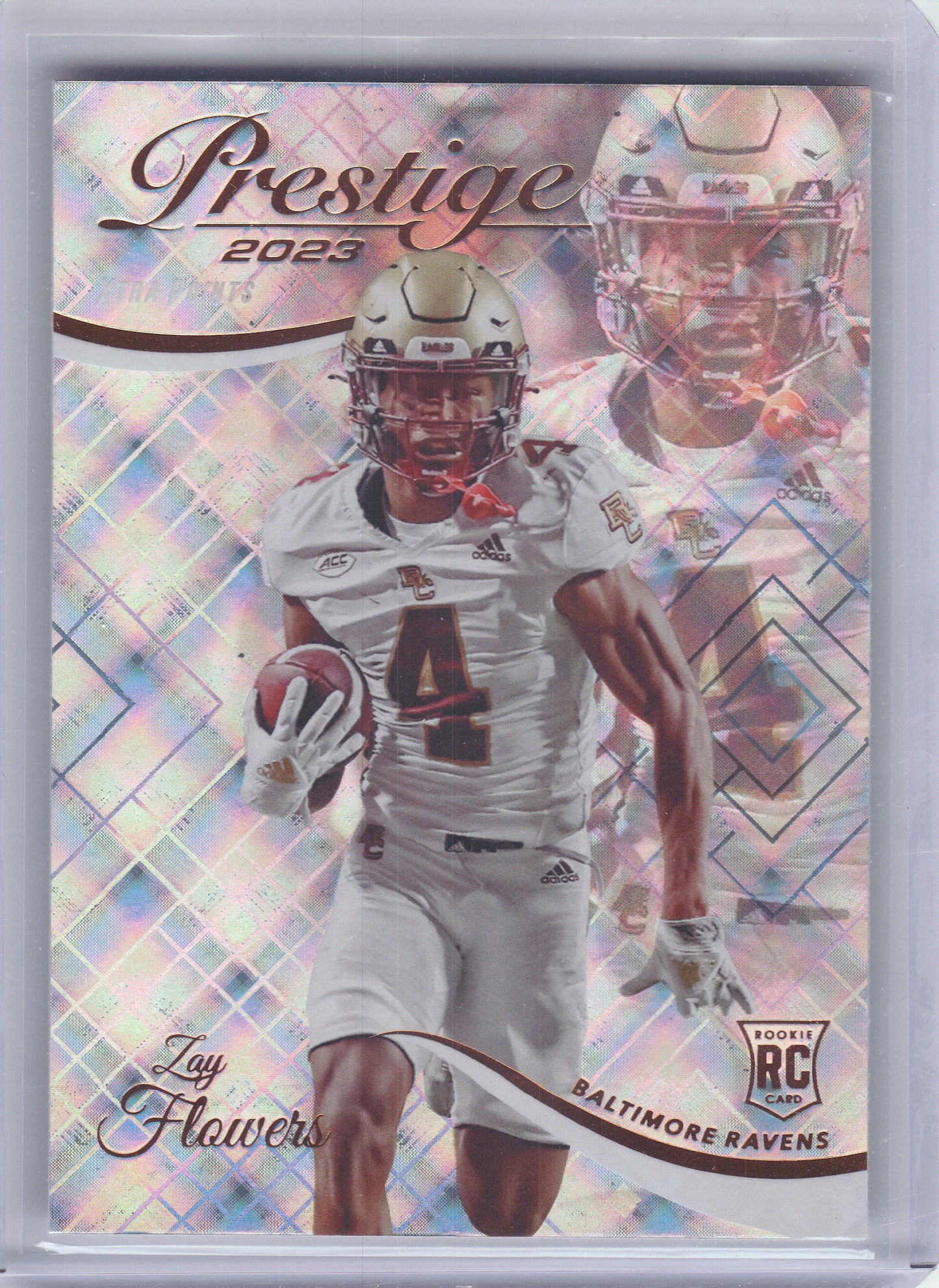 2023 Panini Prestige #390 Zay Flowers Xtra Points Diamond Baltimore Ravens RC