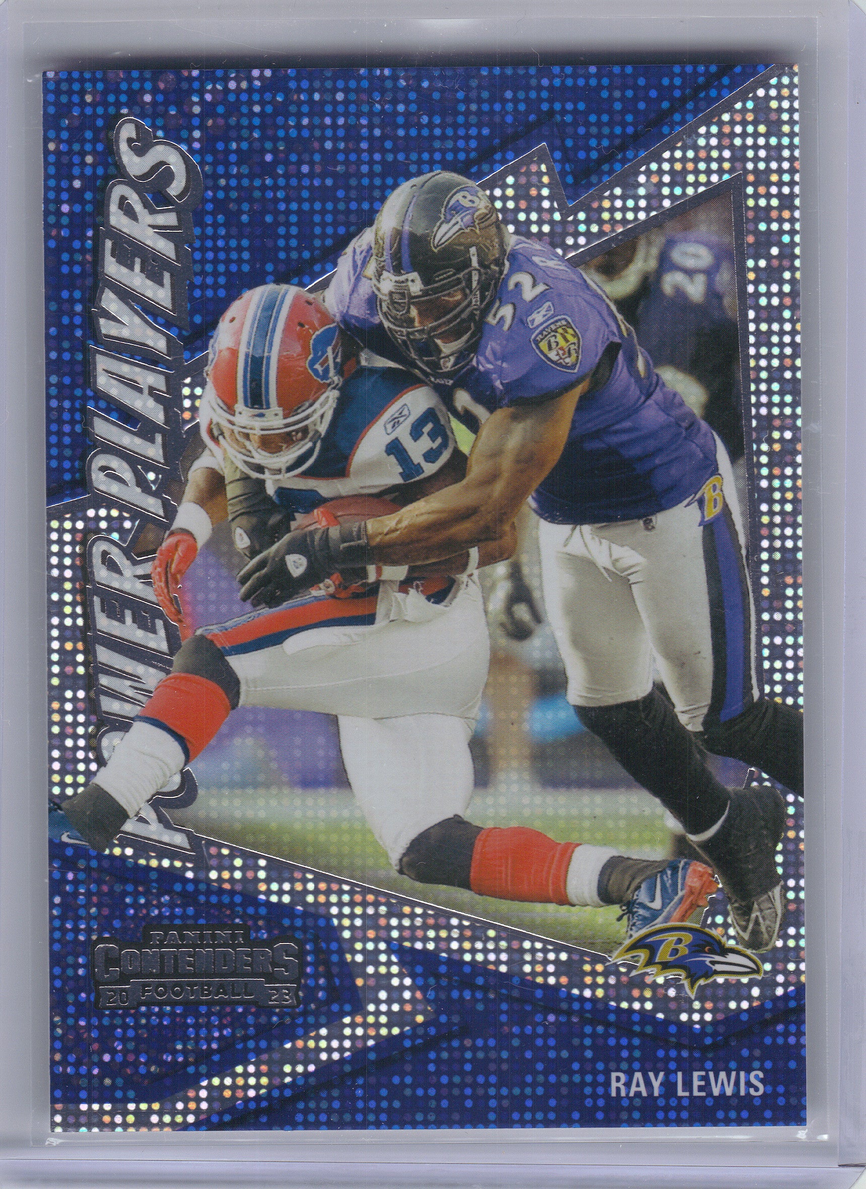 2023 Panini Contenders #21 Ray Lewis Power Players Baltimore Ravens