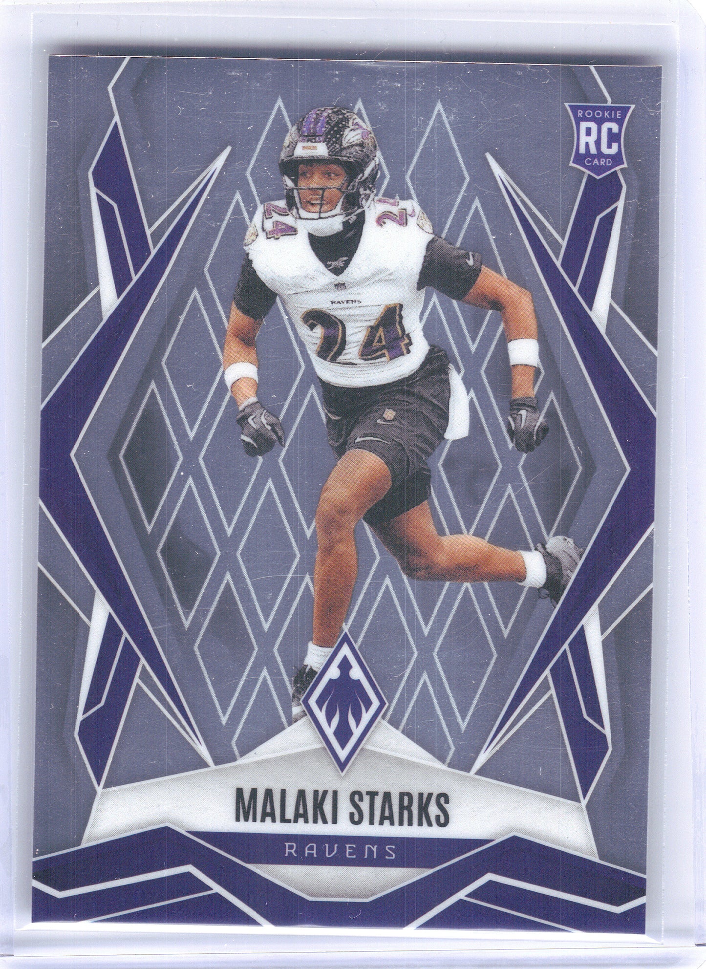 2025 Panini Phoenix #195 Malaki Starks Baltimore Ravens RC