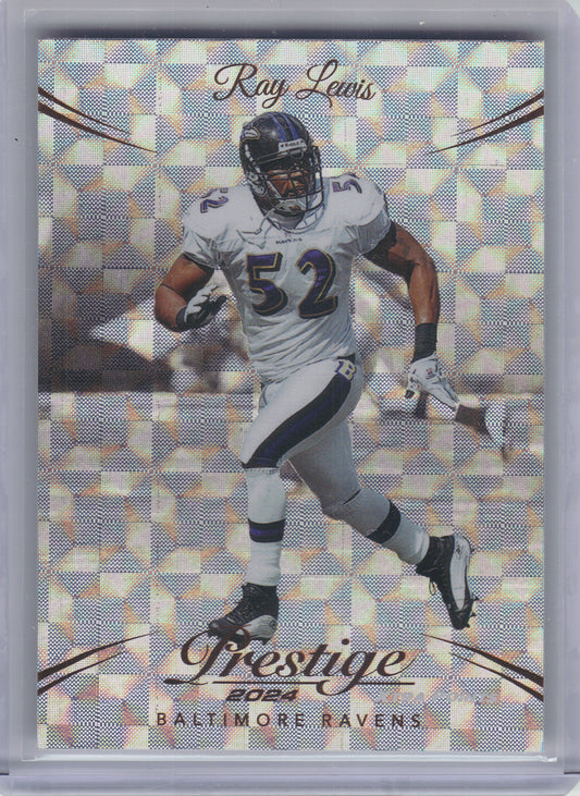 2024 Panini Prestige #28 Ray Lewis Hyper Xtra Points Baltimore Ravens