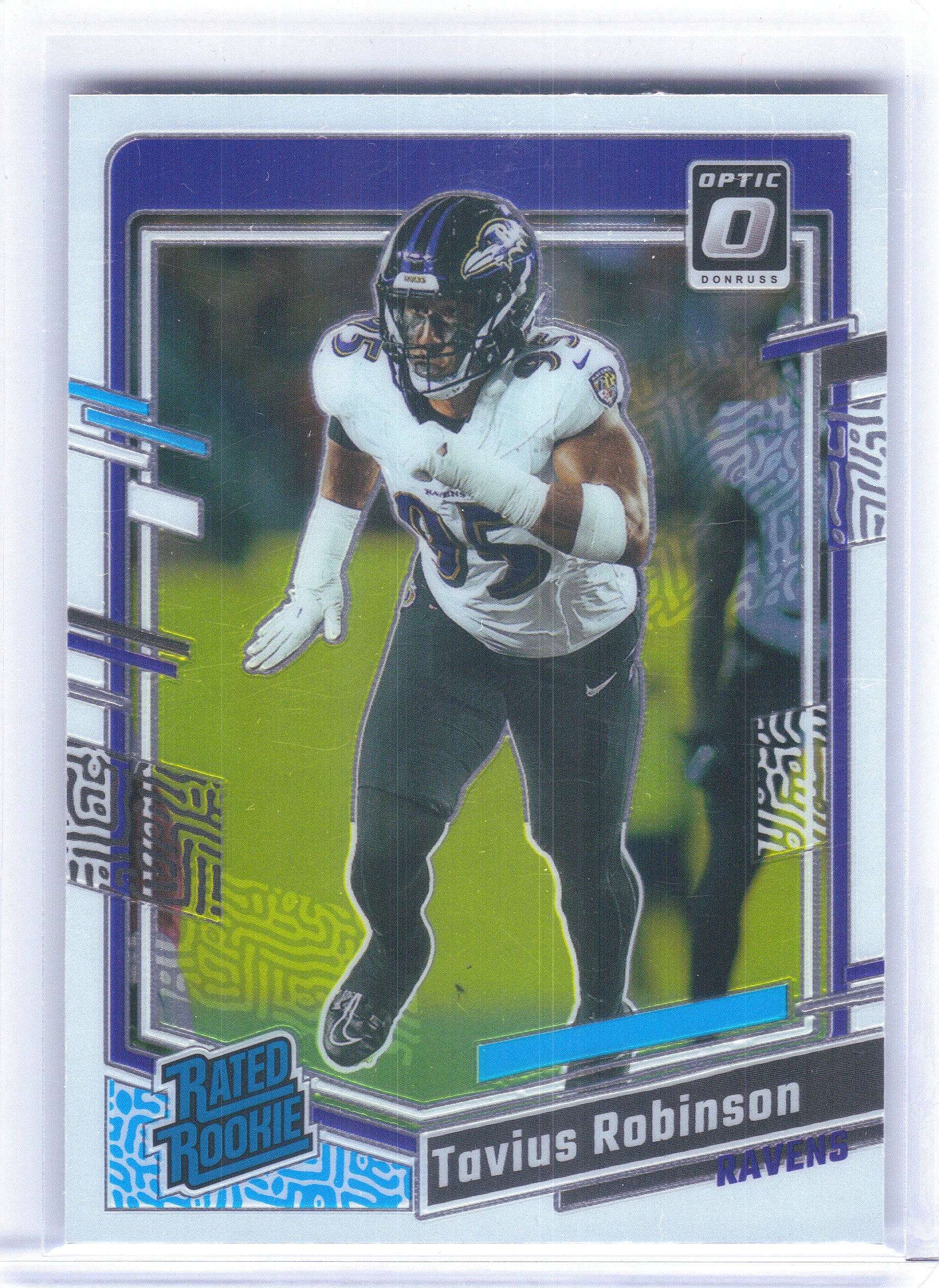 2023 Donruss Optic #208 Tavius Robinson Baltimore Ravens RC