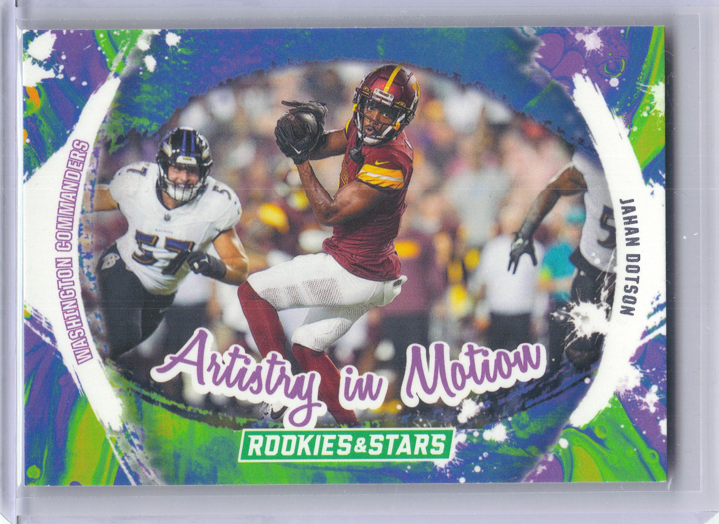2024 Panini Rookies & Stars #AIM-JDN Jahan Dotson Artistry in Motion Washington Commanders